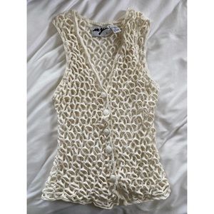 Vintage Crochet Vest